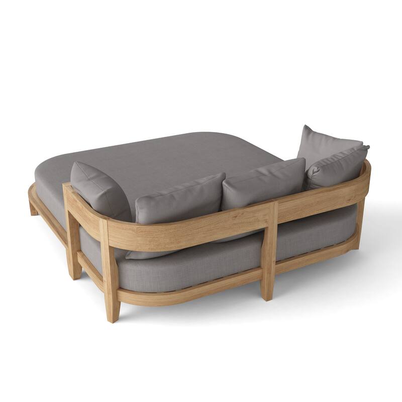Coronado Teak Outdoor Daybed with Sunbrella Cushions