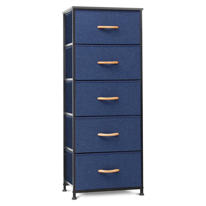 VredHom 5 Drawers Vertical Dresser Storage Tower