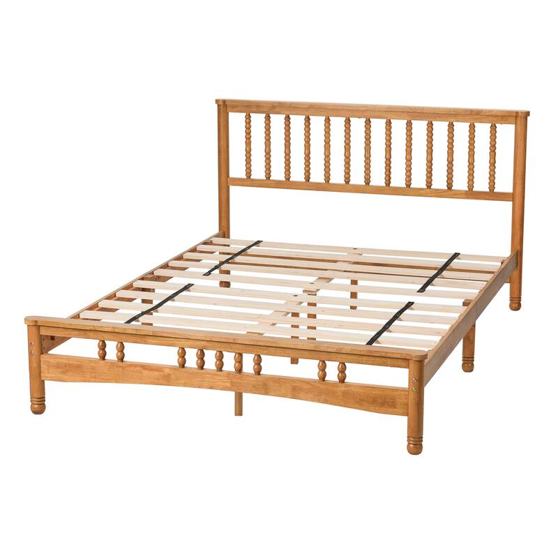 Queen Wooden Platform Bed Frame