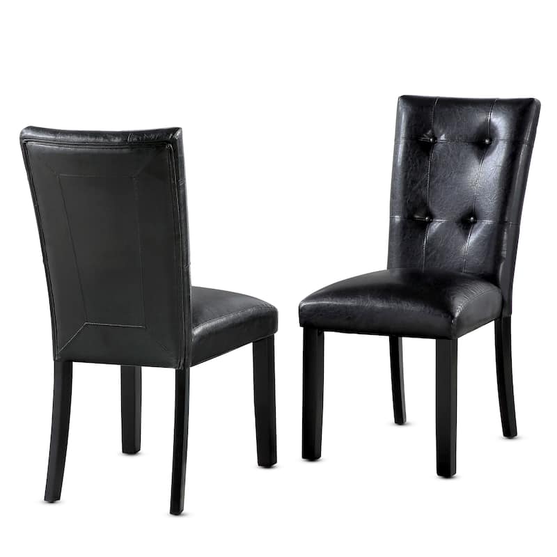 Steve Silver Santeri Black and Cherry Side Chair (Set of 2)