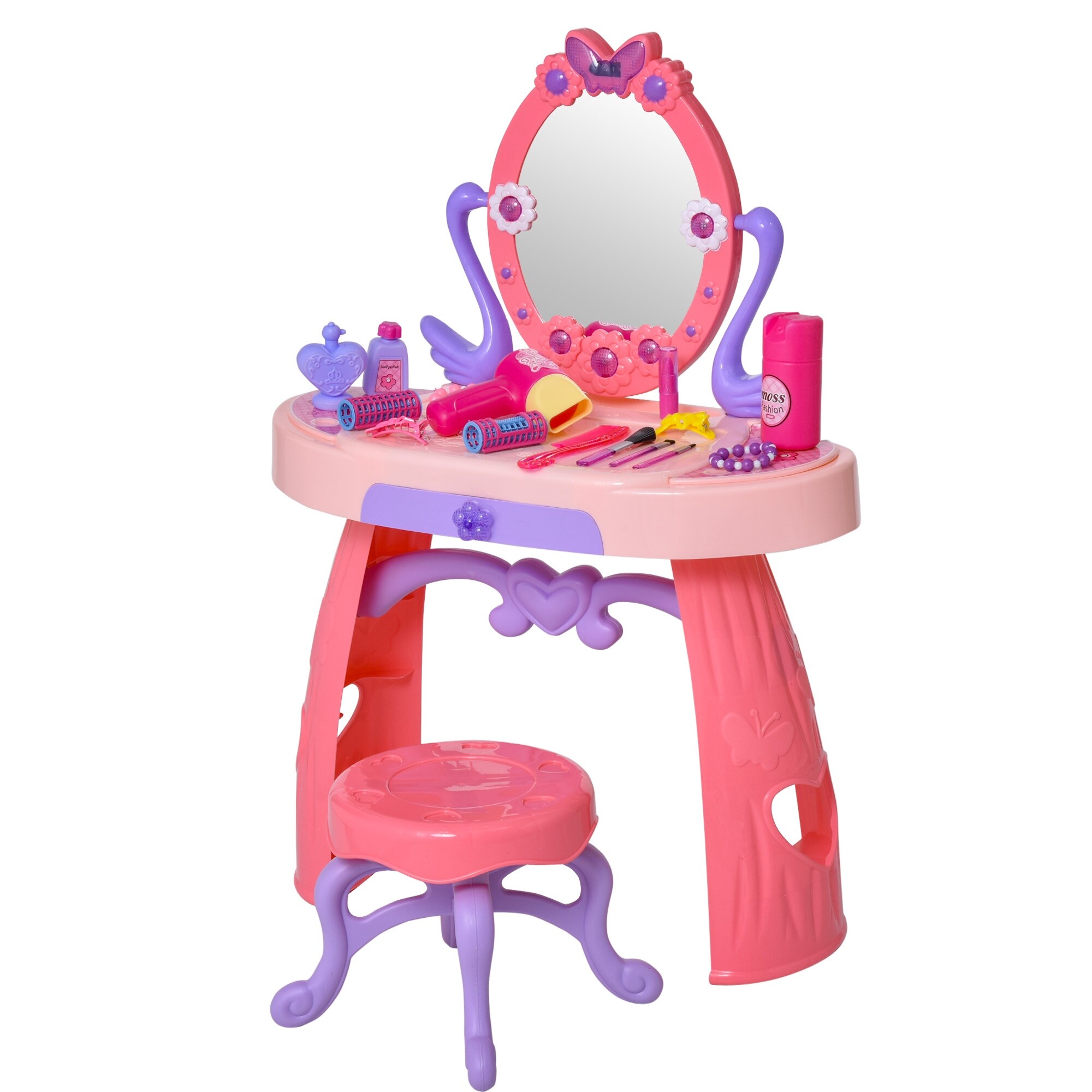 pretend makeup table