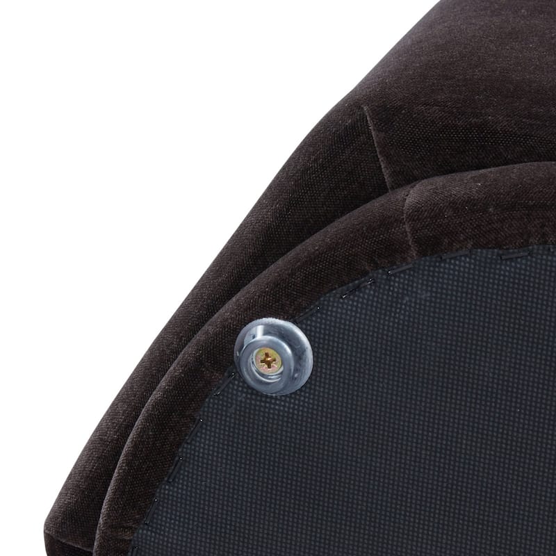 Poly & Bark Hexad Fabric Ottoman - Stain and Spill Resistent Performance Fabric