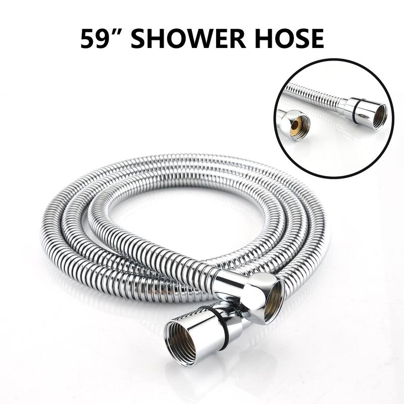YASINU Dual 2 in 1 Shower Faucet Set with Valve Shower System Kit