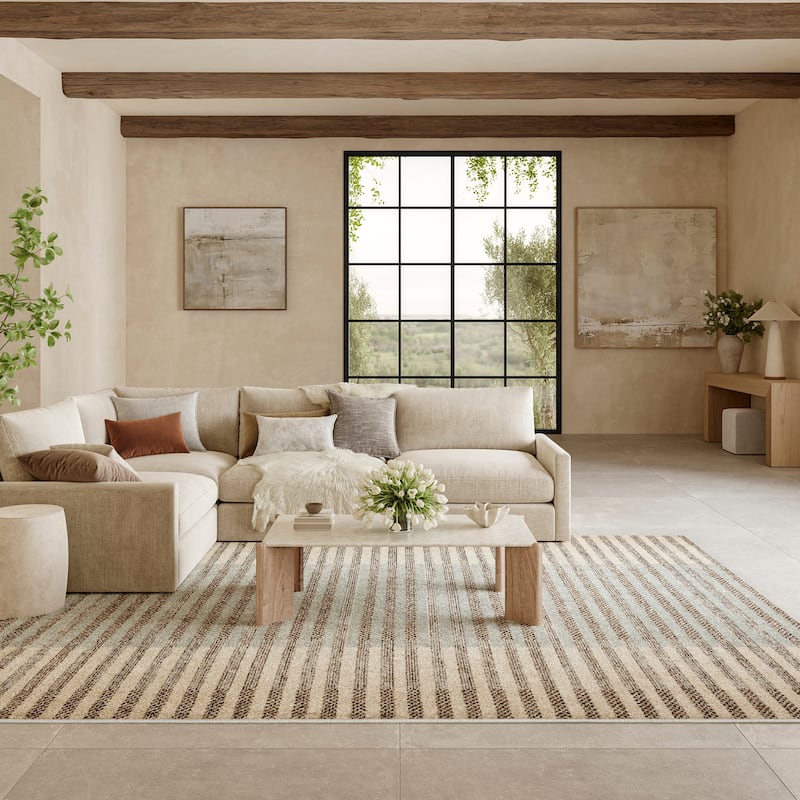 Nourison Nordic Indoor only Geometric Area Rug