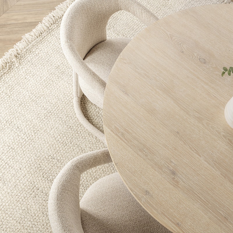 Classic Home Vander 55" Round Wood Dining Table