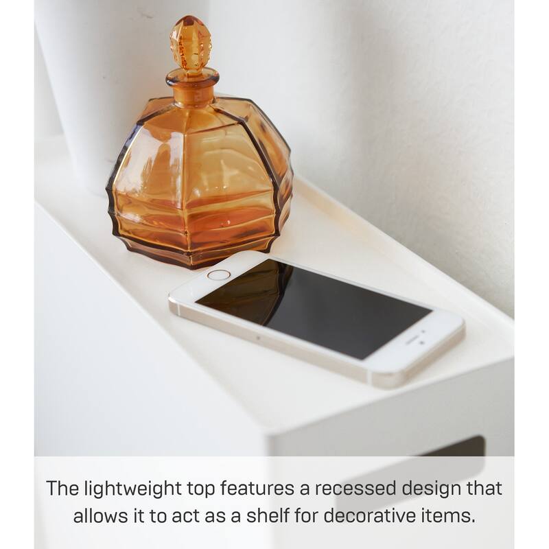 Yamazaki Home Toilet Paper Stocker, Steel, Holds 8-12 toilet paper rolls, Holds 4.4 lbs