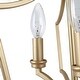 preview thumbnail 9 of 12, Modern Gold 3-Light Candle Chandelier Foyer Pendant Lights for Kitchen Island