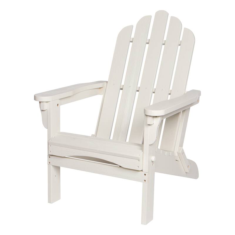 Laguna Outdoor Weather Resistant Foldable Folding Wood Chair - Off White
