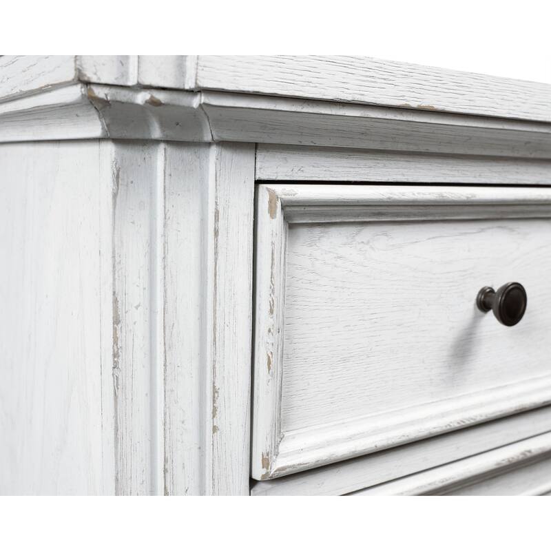Clara 6-Drawer Chest, White Mist