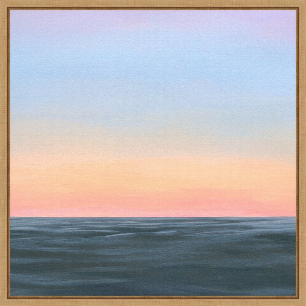 Amanti Art Sunrise Swim II by Grace Popp Framed Canvas Wall Art Print - Sylvie Maple