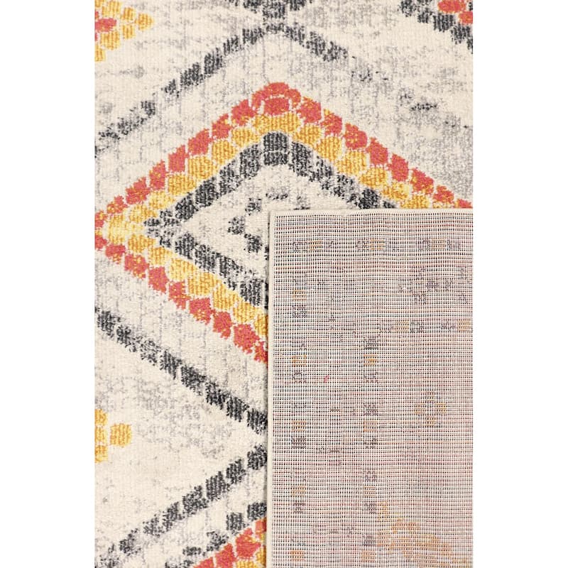 Pasargad Home Turkish Aldora Design Geometric Beige Area Rug