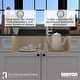 preview thumbnail 48 of 56, Karran Undermount Large/Small Bowl Quartz Kitchen Sink - 32" x 21.25" x 9" - 32" x 21.25" x 9"