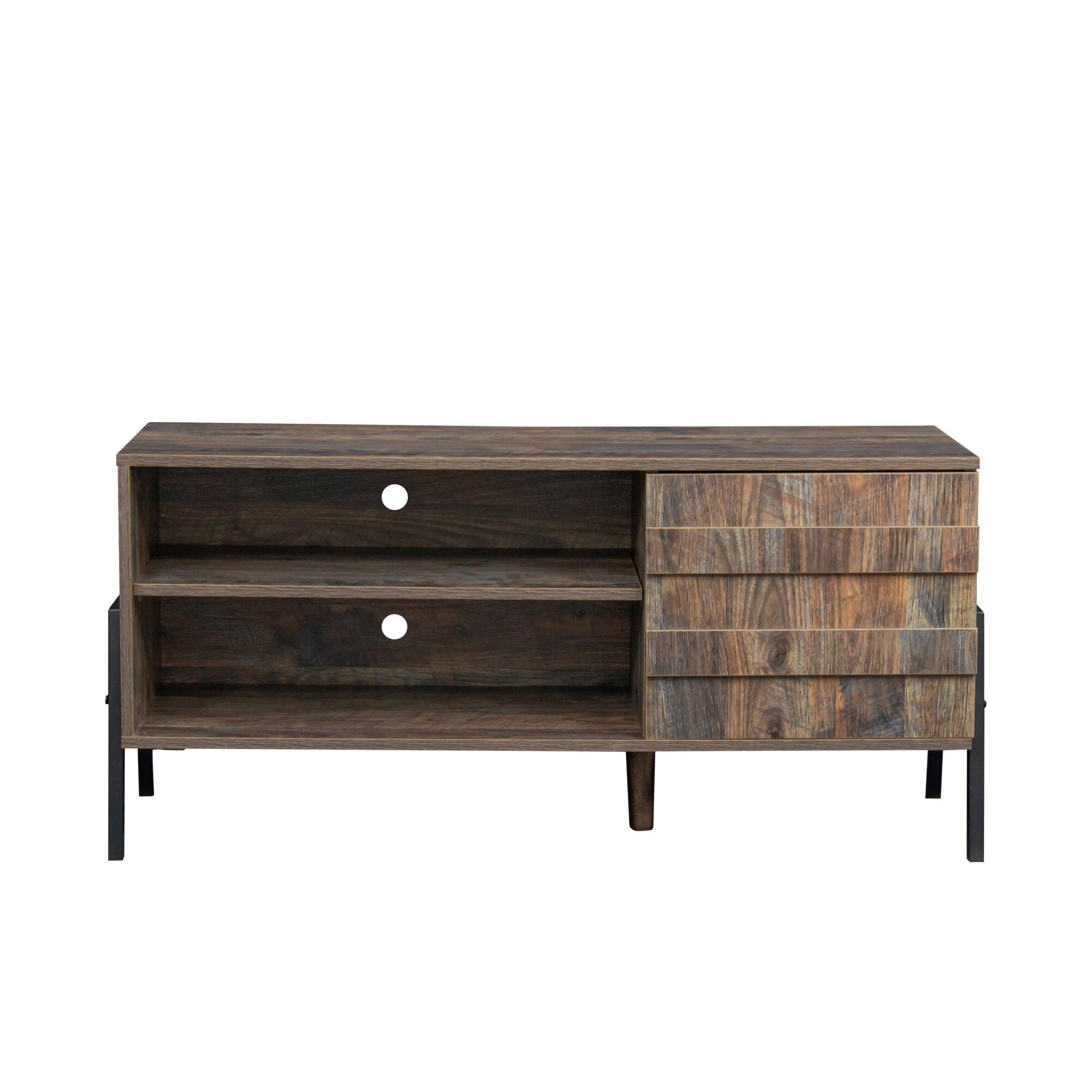 Mid-century modern TV Stand with storage space - Picture 9 of 15