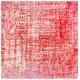 preview thumbnail 61 of 90, SAFAVIEH Adirondack Lida Modern Abstract Distressed Rug 6' Square - Red/Gold - Square