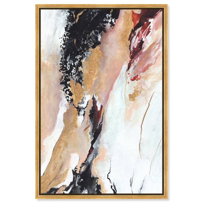 Overlay Abstract Canvas by Art Remedy - 24" x 36" - Gold