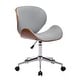 preview thumbnail 14 of 18, Porthos Home Sedona Adjustable Office Chair Grey