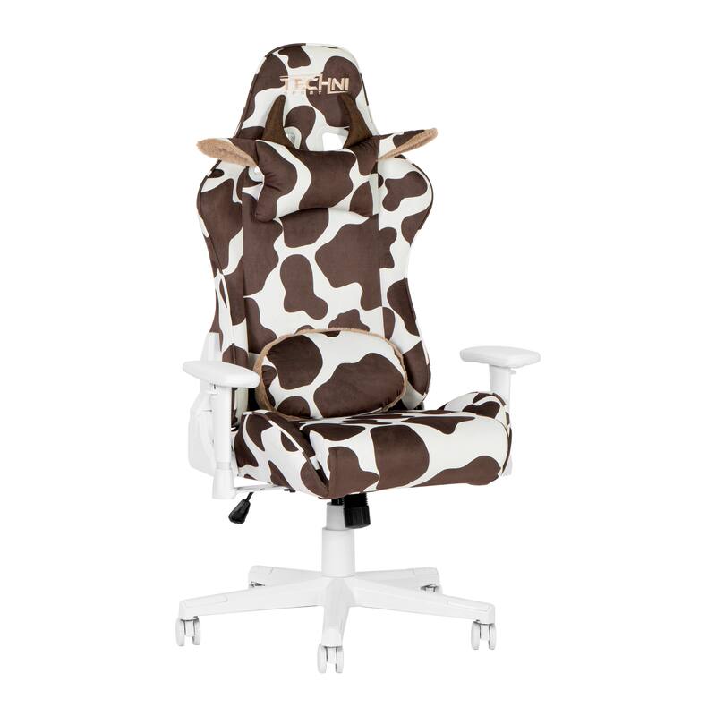 Fun Brown COW Series Gaming Chair