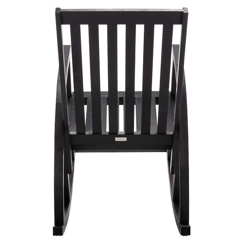 SAFAVIEH Outdoor Nevaeh Acacia Wood Rocking Chair - 26W x 45D x 34H
