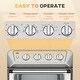 preview thumbnail 8 of 7, HOMCOM 7-in-1 21 qt. Air Fryer Toaster Oven Combo 1800W, 4 Slice Toaster Oven