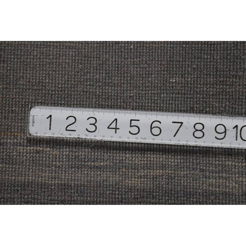 Modern Gray Gabbeh Oriental Area Rug Handmade Living Room Wool Carpet - 6'8" x 9'7"