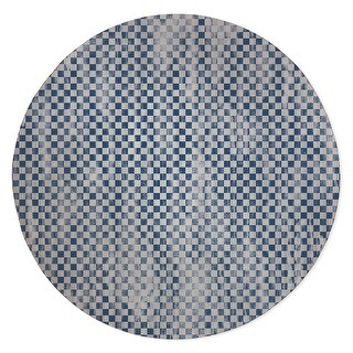 DISTRESSED CHECK NAVY Outdoor Rug By Kavka Designs - Bed Bath & Beyond ...