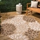 preview thumbnail 90 of 200, JONATHAN Y Floral Textured Weave Indoor/Outdoor Area Rug