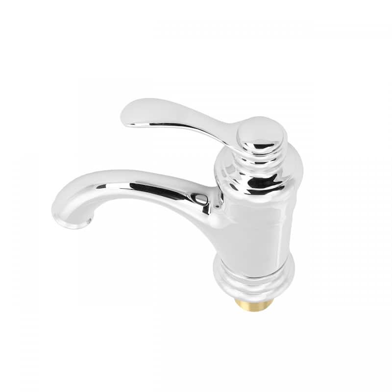 Brass Bathroom Faucets with Chrome Finish 6 in. Faucet and Supply Lines Renovators Supply