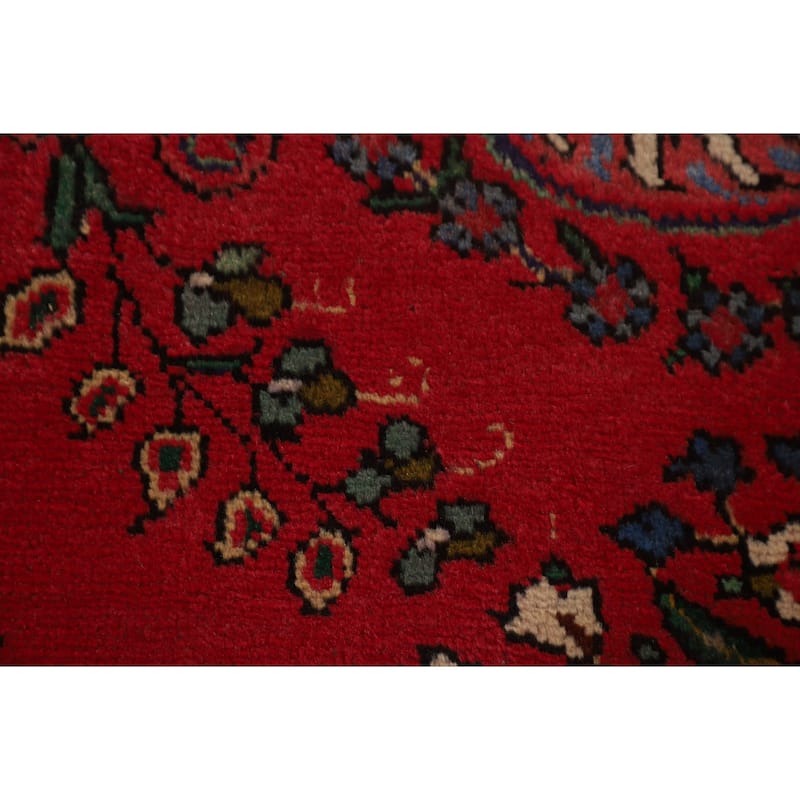 Tabriz Persian Vintage Area Rug Handmade Wool Carpet - 9'6"x 13'0"