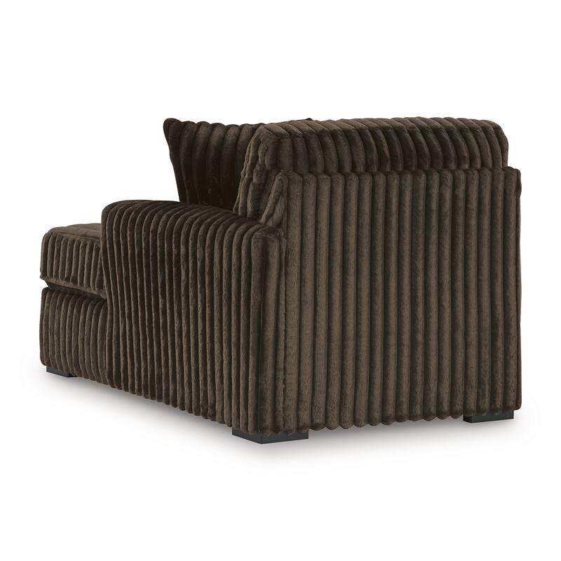 Signature Design by Ashley Midnight-madness 3-Piece Sectional with Chaise - 150" W x 65" D x 40" H