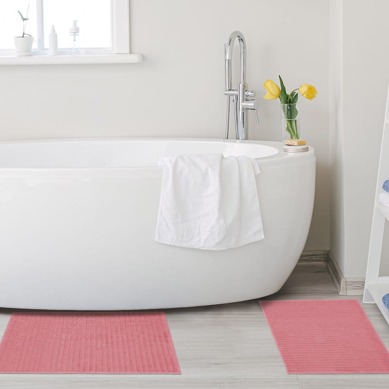 Superior Eco-Friendly Soft and Absorbent Bath Mat (set of 2)
