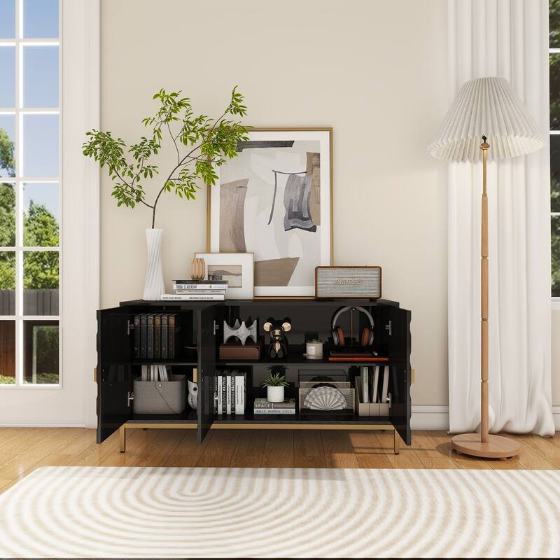 3 Door Accent Cabinet