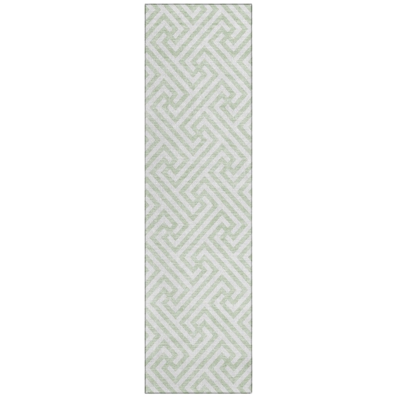 Machine Washable Indoor/ Outdoor Chantille Geo Modern Rug