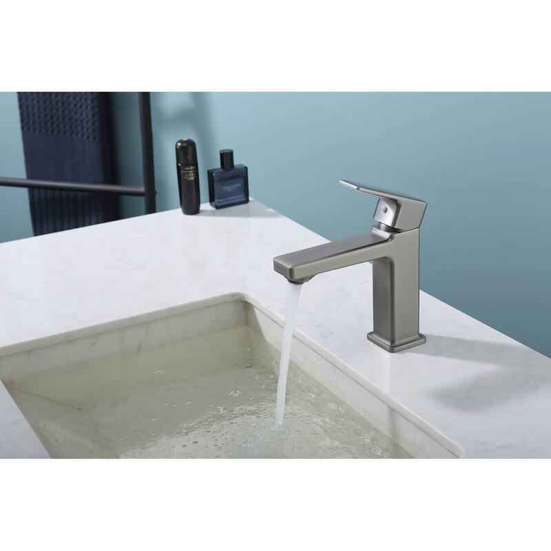 Versatile Single Hole Bathroom Faucet with Advanced Valve