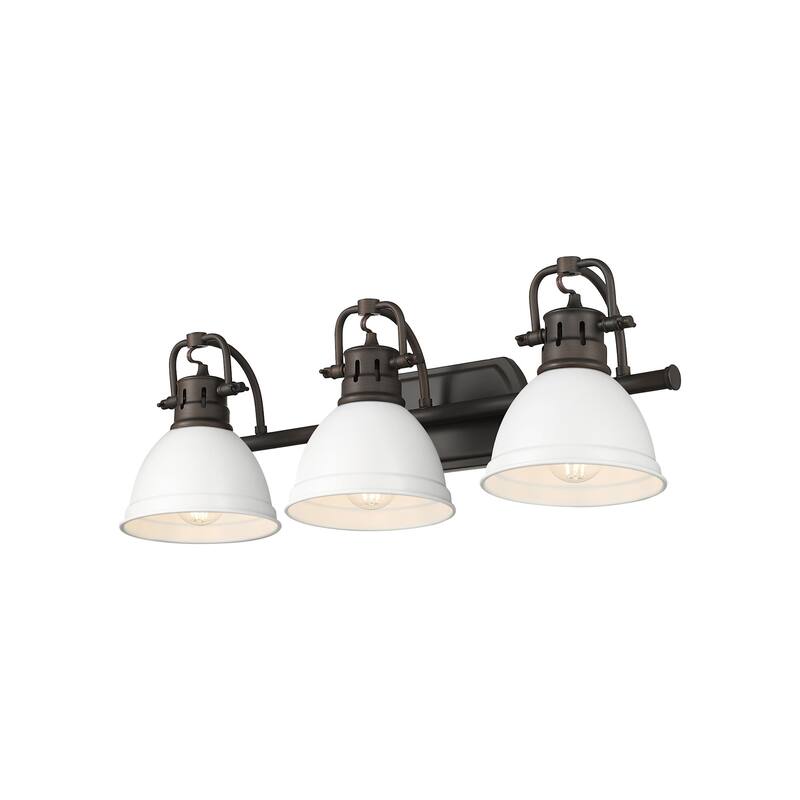 Golden Lighting 3602-BA3-RBZ Duncan 3 Light 25" Wide Vanity Light