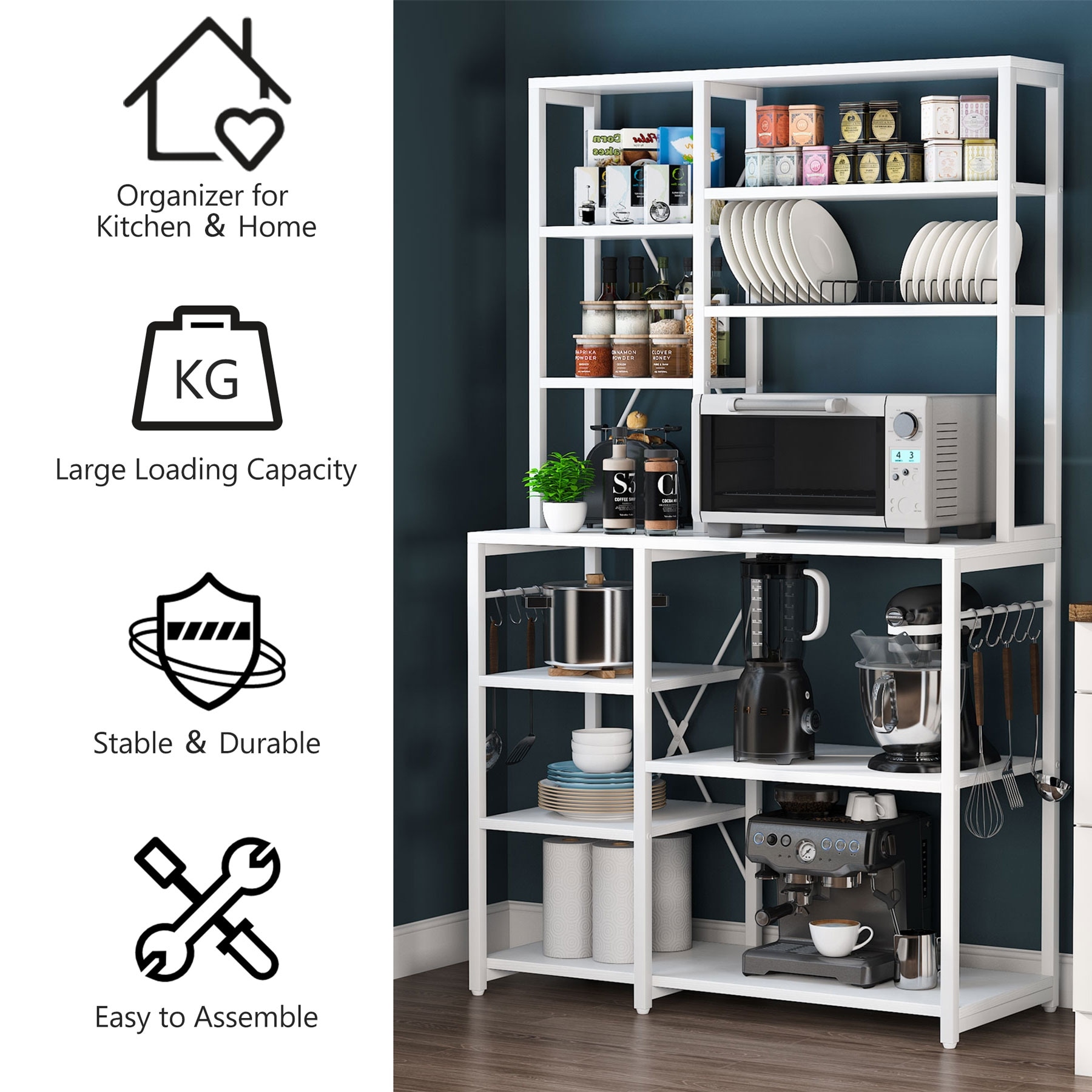 https://ak1.ostkcdn.com/images/products/is/images/direct/37eb15b75cec38cfb5847c6f059a36d4b616eb81/Kitchen-Bakers-Rack-with-Hutch-and-Shelves%2C5-Tier-Kitchen-Utility-Storage-Shelf.jpg