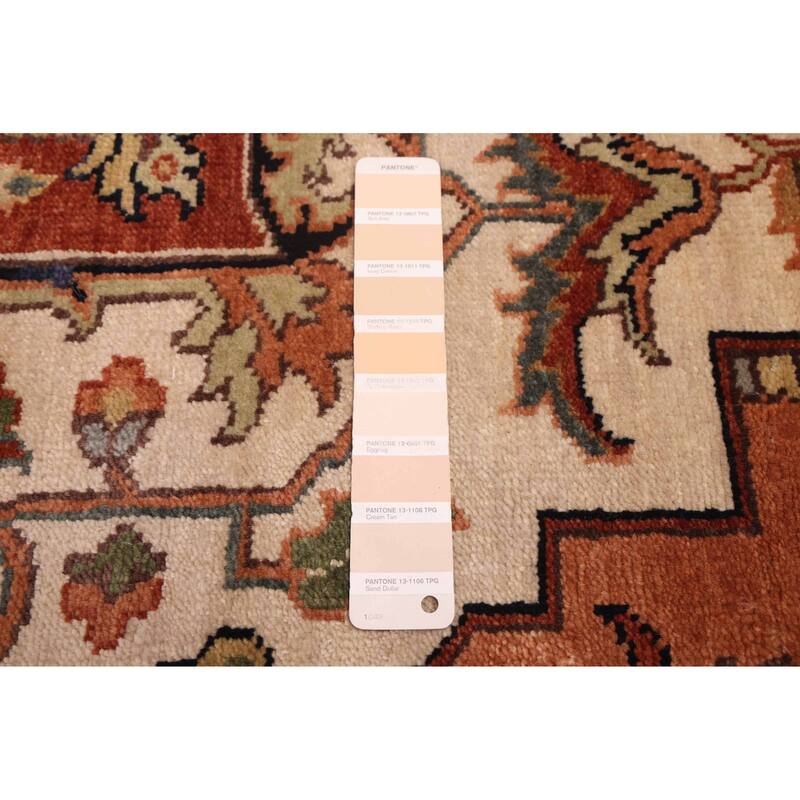 ECARPETGALLERY Hand-knotted Jules Sultane Ivory Wool Rug - 8'9 x 11'6