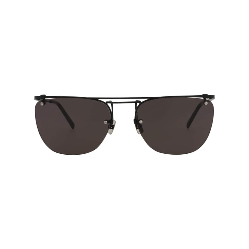 Saint Laurent Aviator-Frame Metal Sunglasses