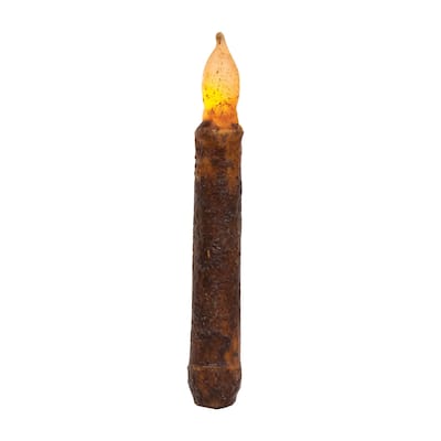 4/Pkg Burnt Mustard Timer Tapers