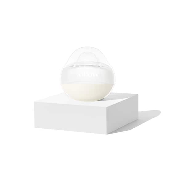 slide 1 of 1, Willow Silicone Wearable Pump - White