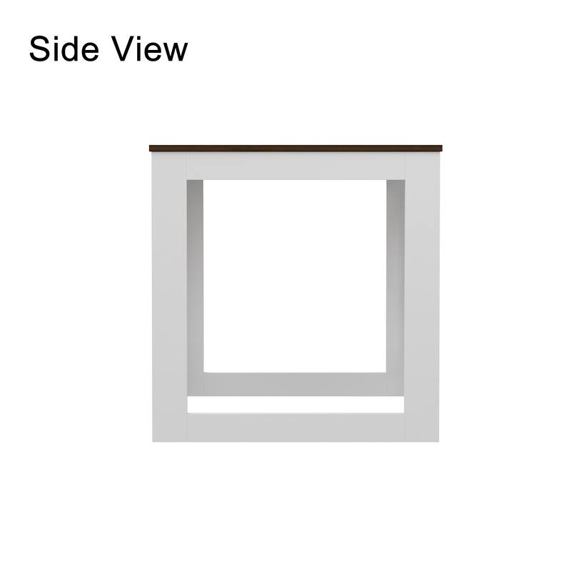 Chic Pet Cage Coffee Table, Wooden Top & Black Metal Frame Stylish Living Rooms