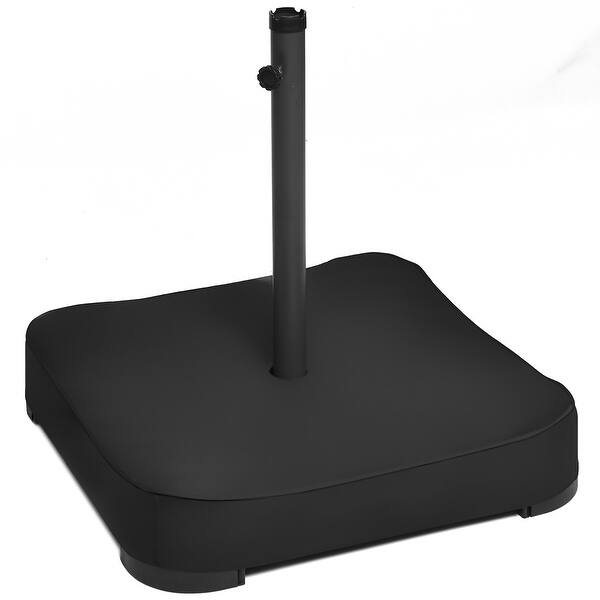 costway patio market offset umbrella base stand with sandbags Outdoor Offset Umbrella Stand Patio Market Base Sand Filled Sandbags - Bed  Bath & Beyond