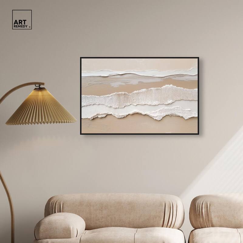 Textured Sea II Canvas by Art Remedy