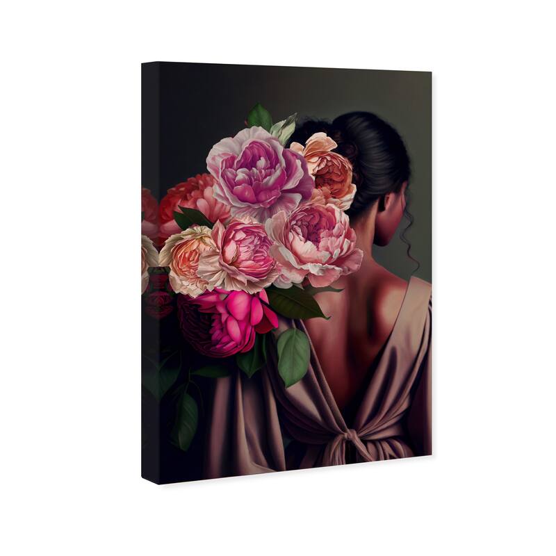 Wynwood Studio Fashion and Glam Carmina Pink and Traditional Wall Art Canvas Print