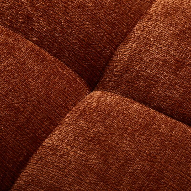 L Shaped Modern Modular Sectional Curved Sofa, Minimalist Cloud Couch Boneless Couches with Chaise