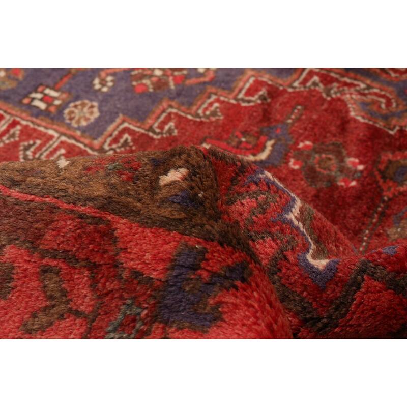 ECARPETGALLERY Hand-knotted Andelz Red Wool Rug - 4'4 x 6'8