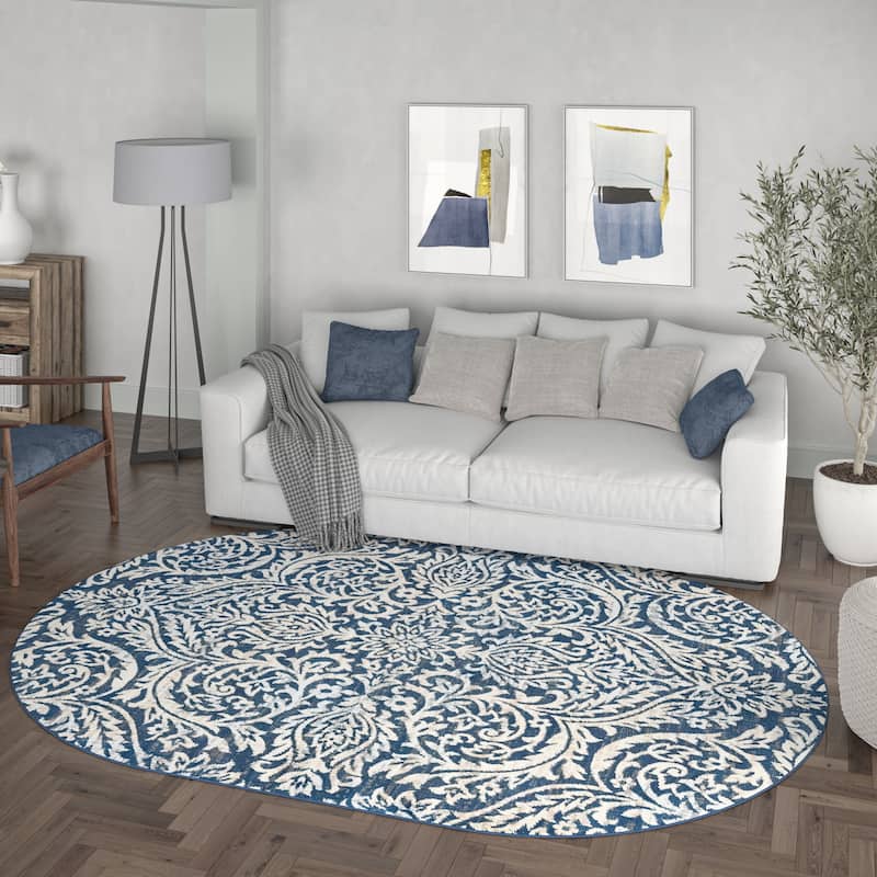 Carrington Farmhouse Floral & Botanical Indoor Area Rug