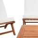 preview thumbnail 45 of 75, SAFAVIEH Outdoor Chaston 4-Piece Conversation Patio Set with Accent Pillows