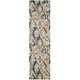preview thumbnail 17 of 36, SAFAVIEH Monaco Farahnaz Boho Ogee Watercolor Rug 2'2" x 10' Runner - Blue/Multi - Runner