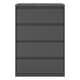preview thumbnail 7 of 9, Hirsh 36-in Wide HL10000 Series 4 Drawer Lateral File Cabinet, White