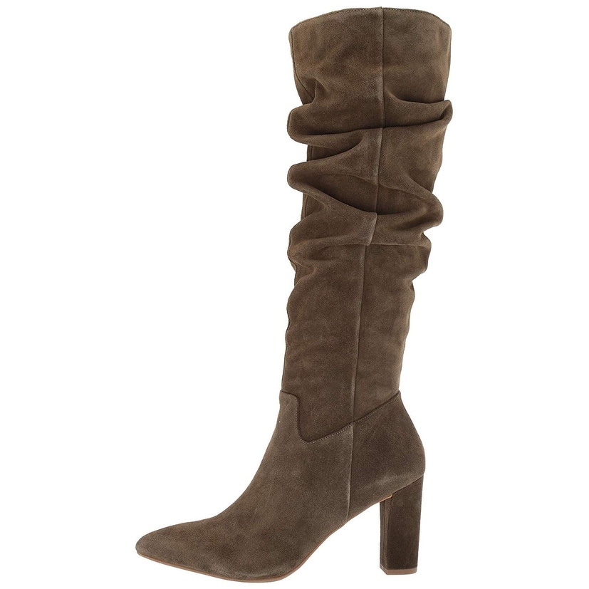 franco sarto green suede boots